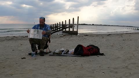 Making hot brews. Beach. JETBOIL. speedlapse.