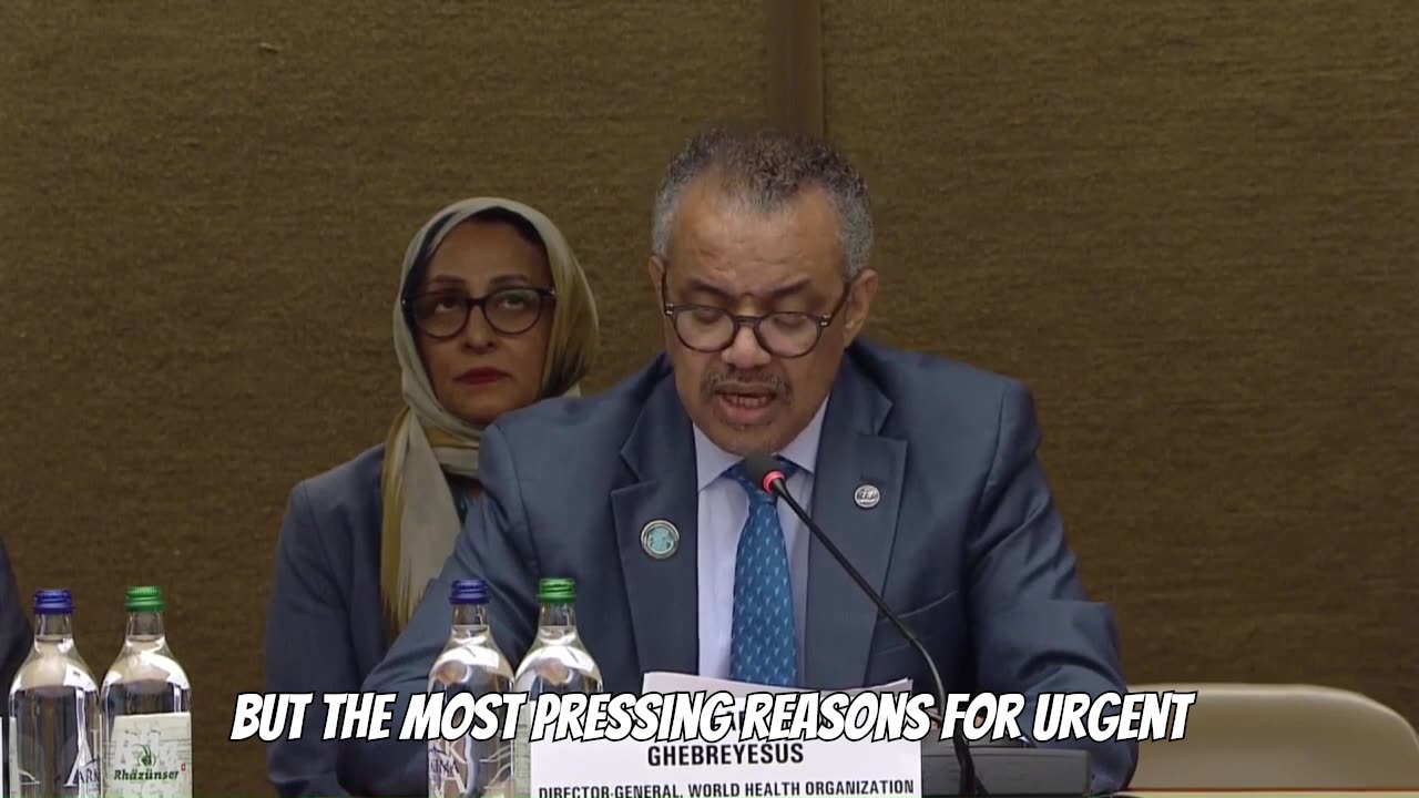 WHO chief dr. Tedros: Climate crisis is a health crisis