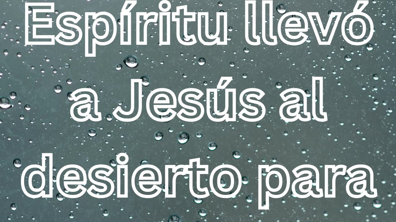 Mateo 4:1-2: "La Tentación de Jesús en el Desierto"