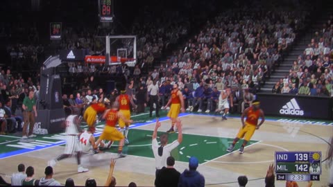 NBA2K: Indiana Pacers vs Milwaukee Bucks (Buzzer Beater)