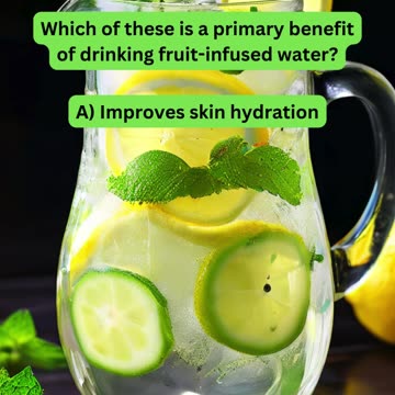 "How Well Do You Know Infused Water? 🍋💧"