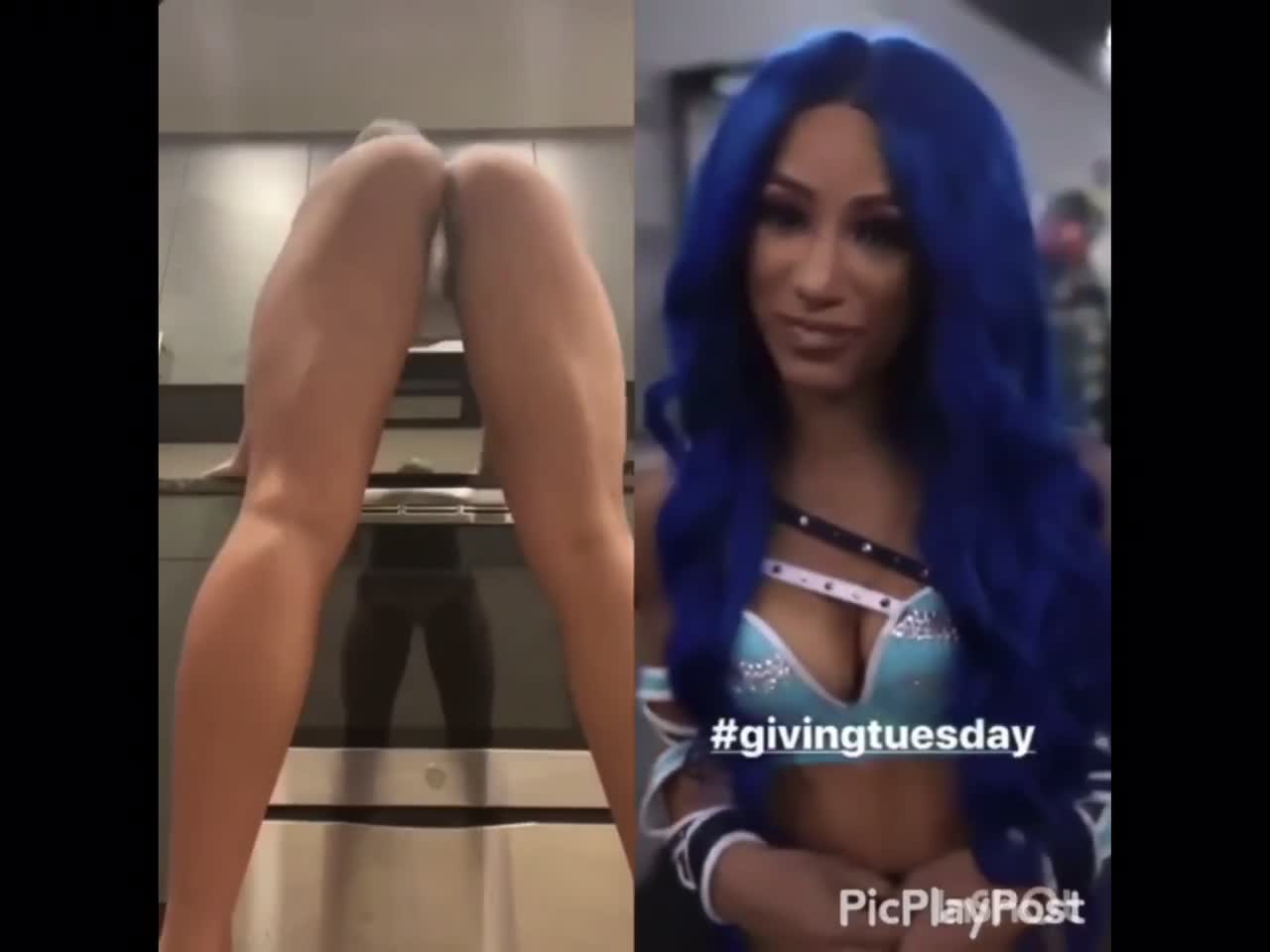 Sasha banks twerking hot