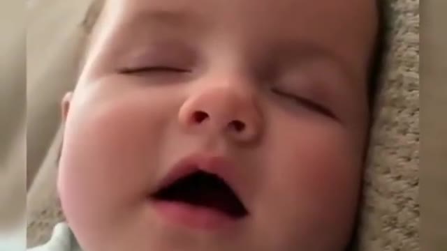 Cute funny baby