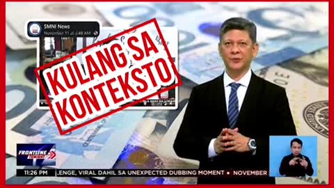 Fact CheckED:Kulang sa konteksto na report tungkol sa palitan ngpiso kontra dolyar