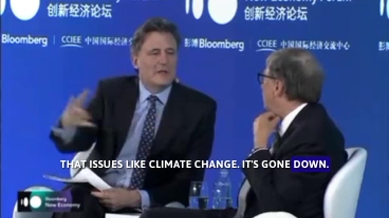 Bill Gates about the ability of elites to persuade people on issues like climate change