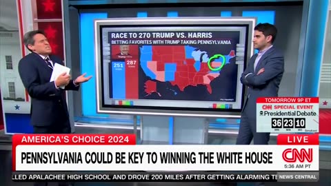 CNN's Harry Enten Sounds Alarm About Harris' Vanishing Lead In 'Very Pivotal' Swing State