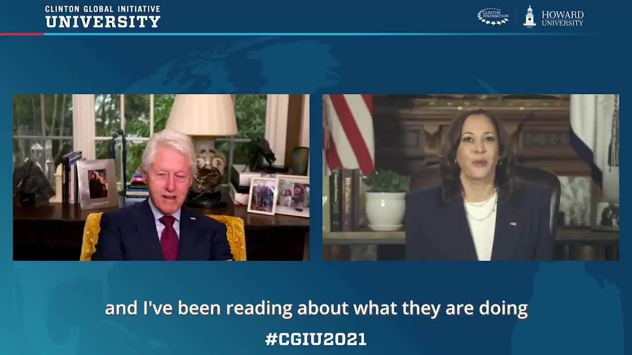 Kamala & Bill Clinton Host Empowering Women (Discuss CGI University)