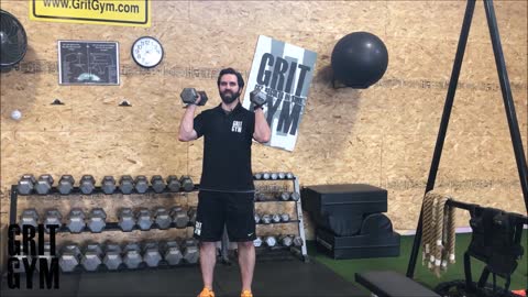 2 DB Push Press