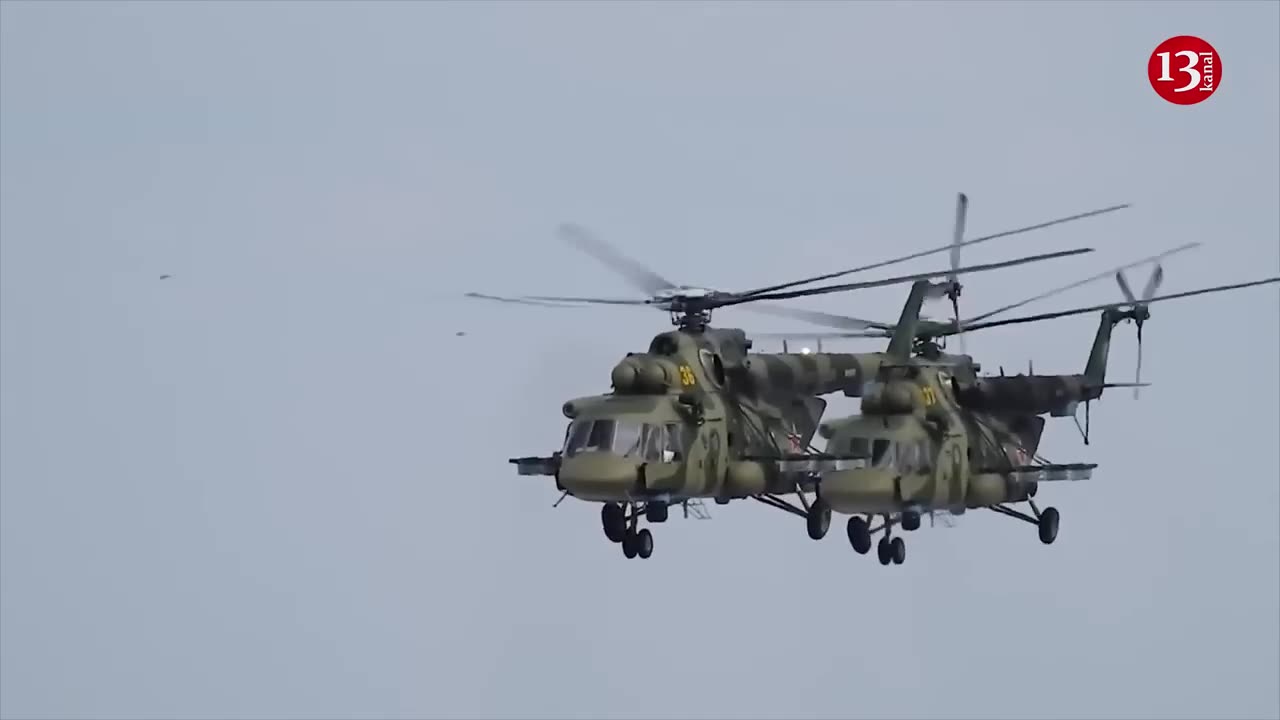 Russian Mi-8 helicopter crew surrenders in Ukraine