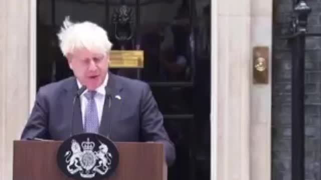 Boris Johnson confirmation of resignation