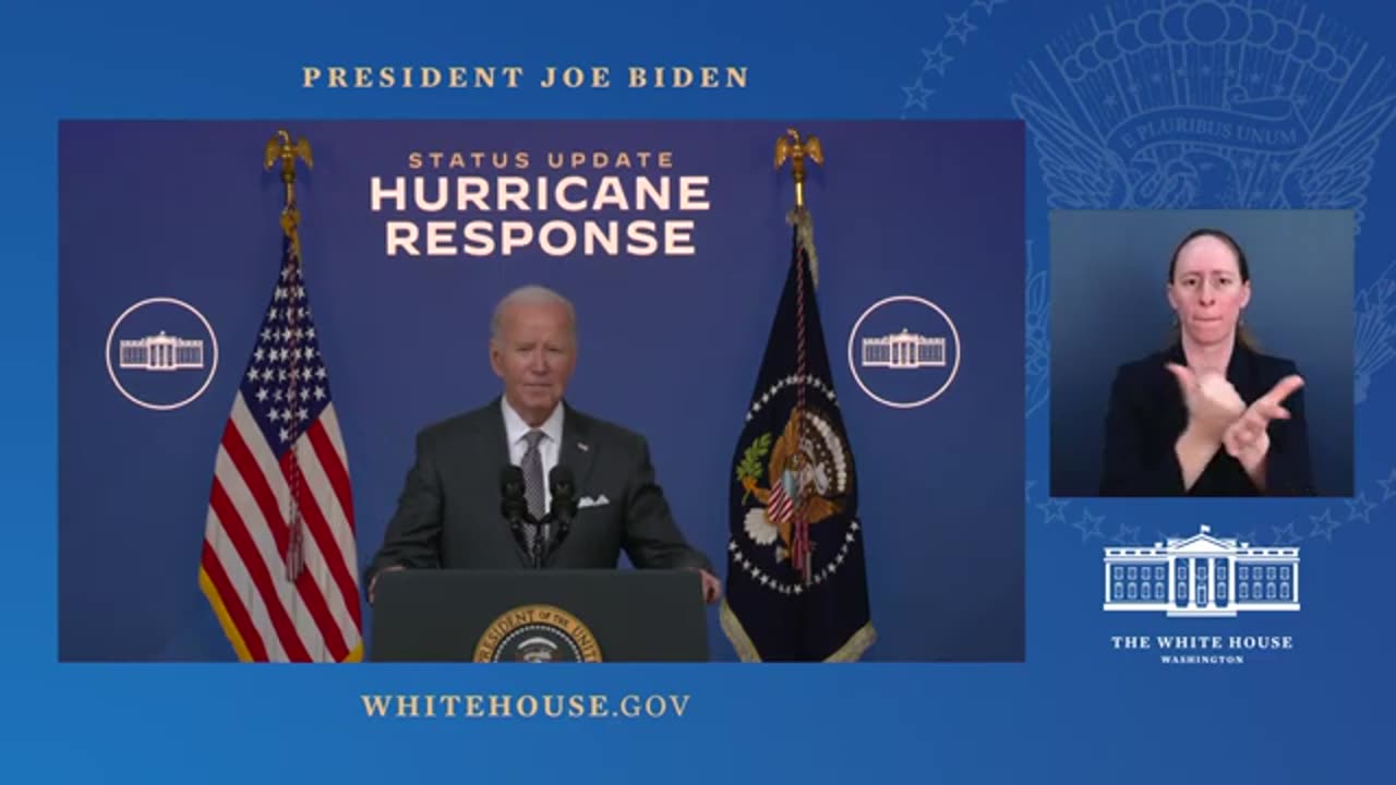 President Biden Delivers Remarks on the Initial Impacts of Hurricane Milton