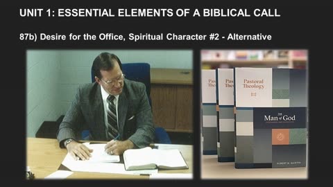 Albert Martin's Pastoral Theology Lecture 16