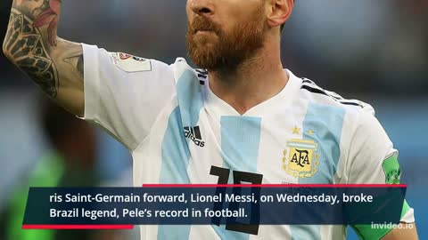 UCL: Lionel Messi breaks Pele’s record