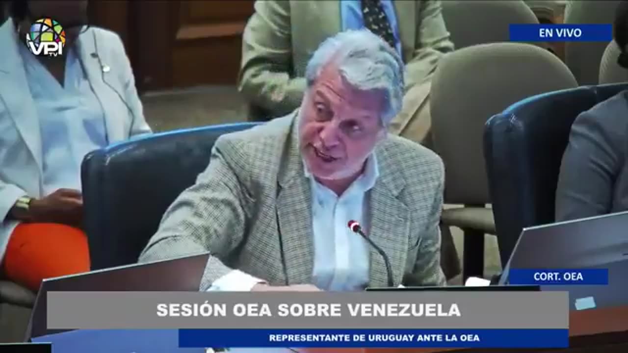 Não há palavras diante do que o representante do Uruguai na OEA acaba de fazer.