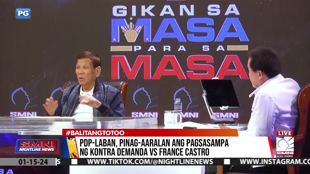 PDP-LABAN, pinag-aaralan ang pagsampa ng kontra demanda vs France Castro