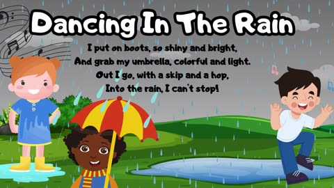 Dancing in The Rain🌧️💃 | Kindhearted Tunes (Lyrics on Screen)