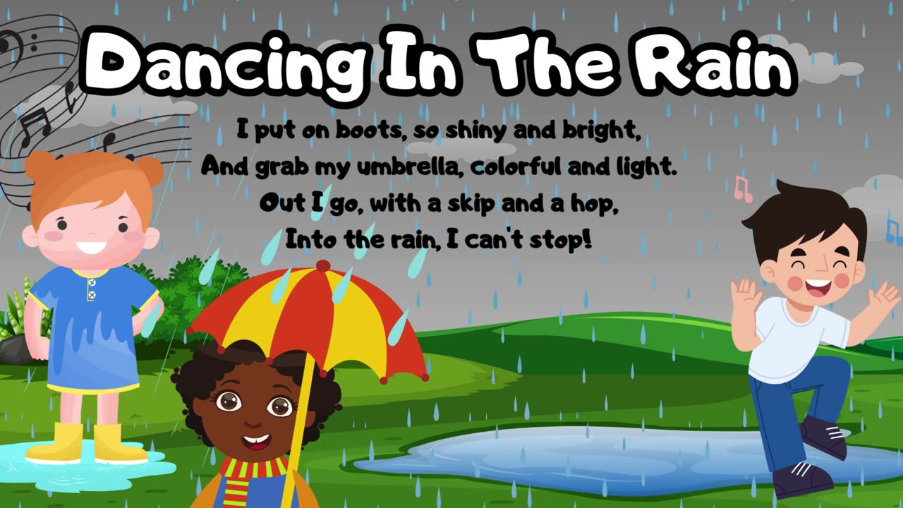 Dancing in The Rain🌧️💃 | Kindhearted Tunes (Lyrics on Screen)