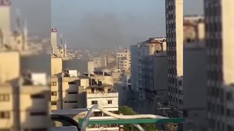 Another building bombed by isreal forces.