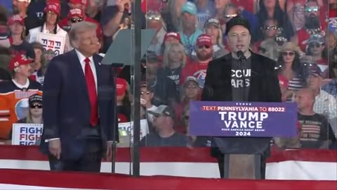 Elon Musk at Trump rally in Butler, PA- FULL SPEECH