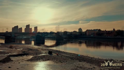 14 MAY 2022 - SUNSET BATTERSEA THAMES RIVER