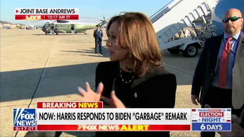 Harris Responds To Americans Offended By Biden's "Garbage" Insult