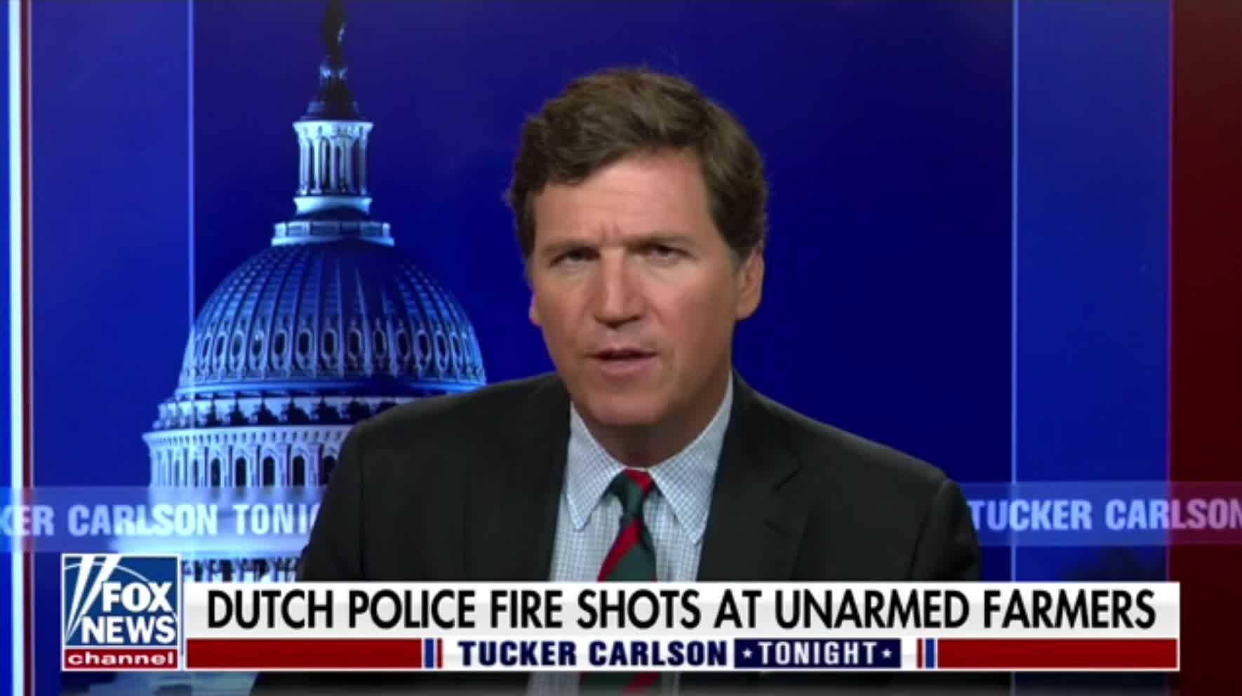 Tucker Carlson breaks down the farmers protests in the Netherlands