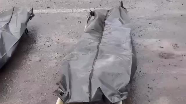Russia's helpless corpses lie on the streets of Ukraine during the war in Ukraine