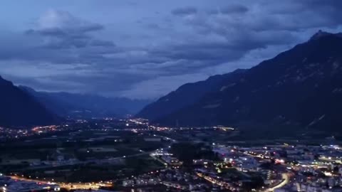 Switzerland by night