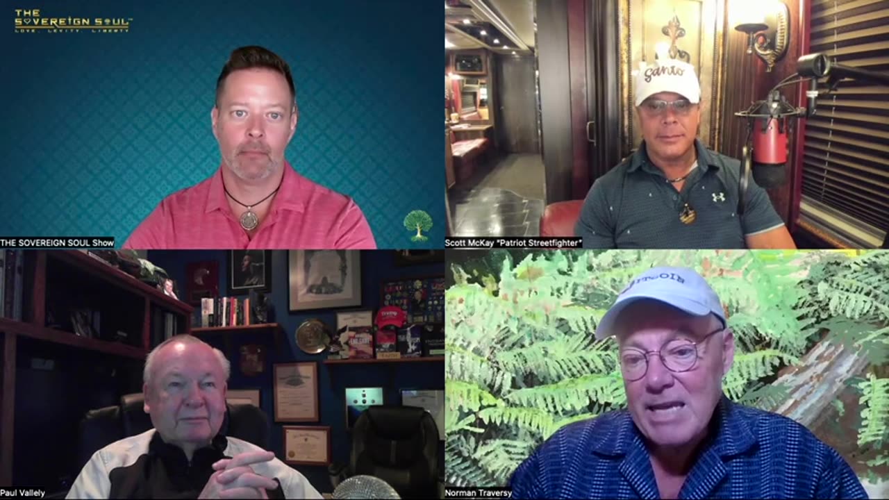 Scott McKay with Gen. Paul Vallely, Brad Wozny & Norm Traversy, Common Law Docs ...