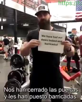 Dueño de gimnacio le dicenNO a la falsa pandemia Covid 19 y sus medidas restrictivas