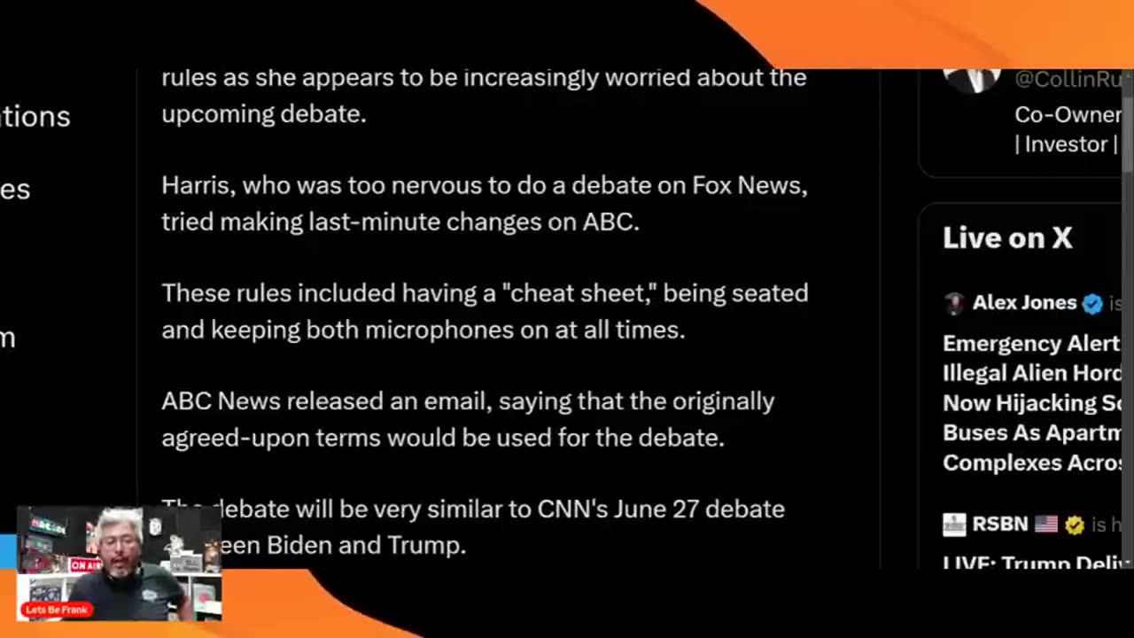 KAMALA FURIOUS AFTER ABC REJECTED HER EFFORTS TO CHANGE THE DEBATE