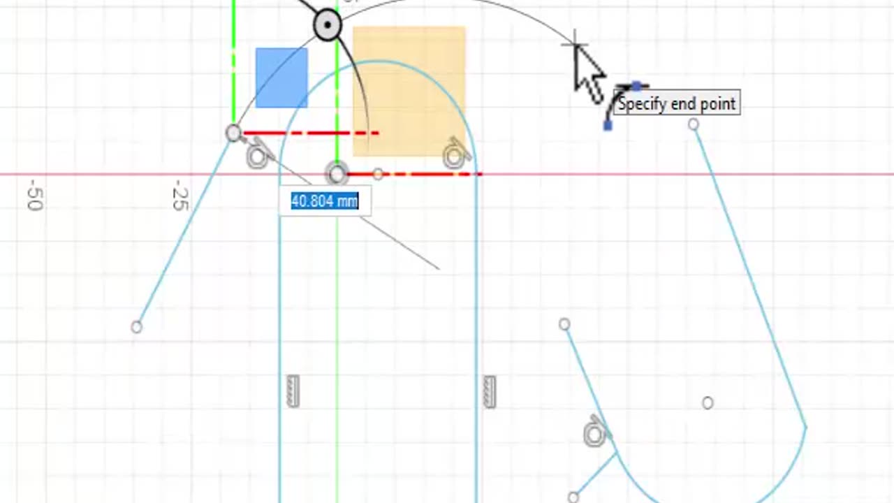 Fusion360: Tangent Arc