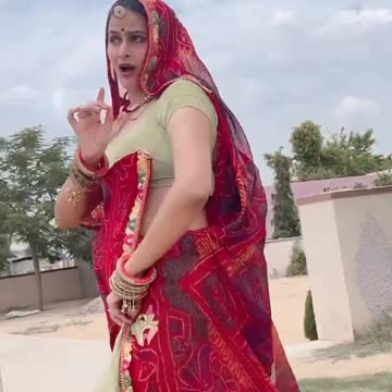Beautiful Indian wife dance on Bollywood song