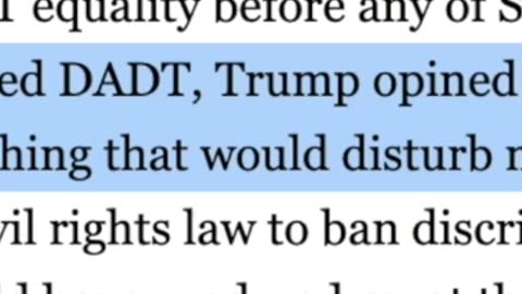 Trump Loves Gays