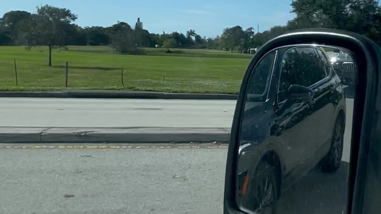 Stalking and photographing me through my side mirror