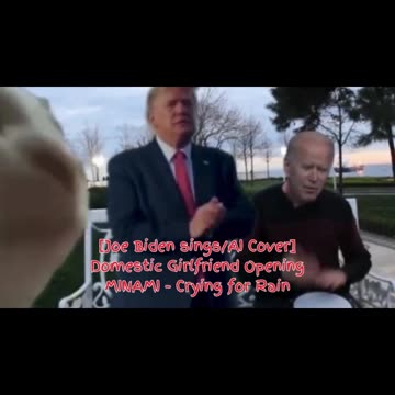 [Joe Biden sings/AI Cover] Domestic Girlfriend/Domestic na Kanojo Opening Minami - Crying for Rain