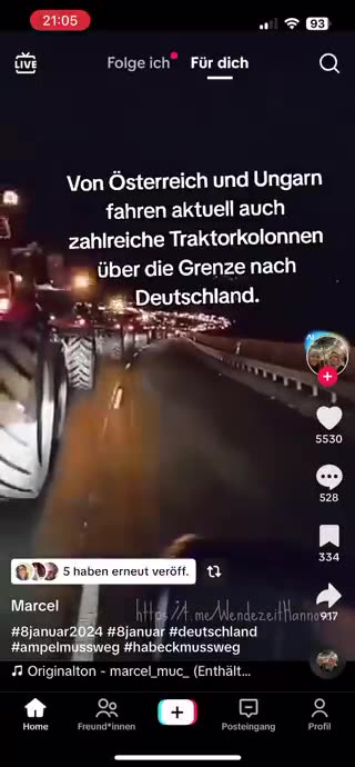 Well, it looks like the protest of the german farmers is going international. Good!