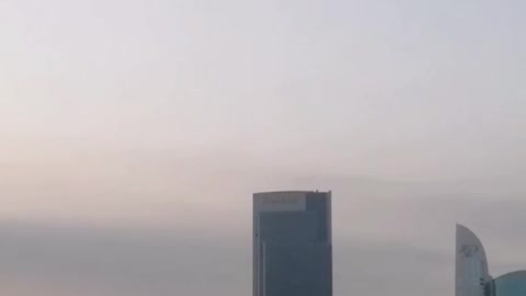 good morning dubai a beautiful sunrise