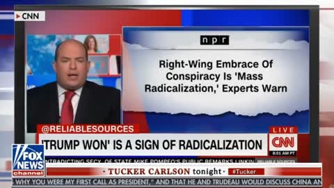 Tucker Carlson 2/23/21 - CNN Disinformation is more Destructive to America than Qanon Movement