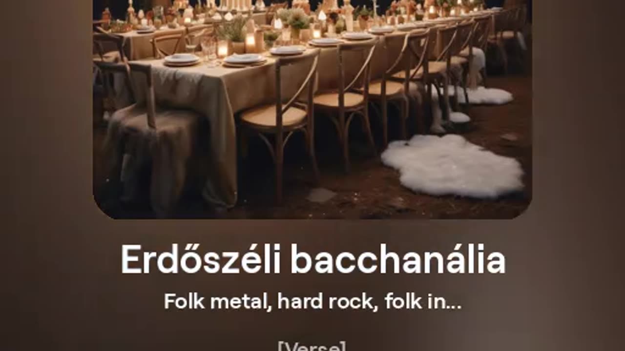 Erdőszéli bacchanália - AI-folk metál vicces szöveggel