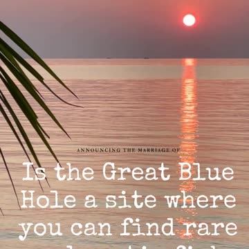 📜 🌟 🚀 The Hidden World Beneath the Great Blue Hole📜 🌟 🚀