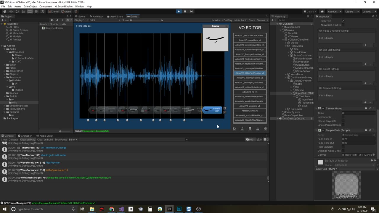 XavierLab: Blade VO Editor