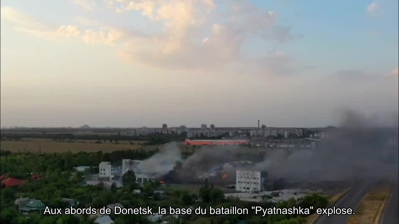 À la périphérie de Donetsk, la base du bataillon "Pyatnashka" explose, - le chef de l'OVA de Luhans