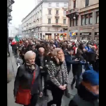 Italy never give up Protest Against Green Pass Restrictions & Vaccine Mandates