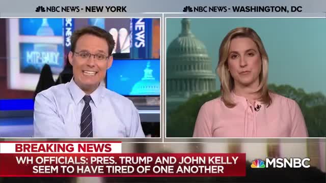 John Kelly Calls Donald Trump An ‘Idiot,’ White House Pushes Back On Reports MTP Daily MSNBC