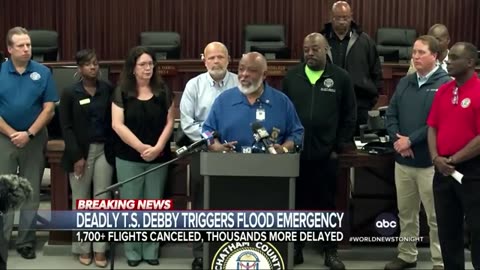 Debby leaves trail of death and destruction across Southeast
