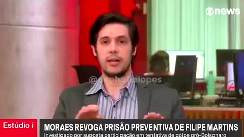 Blogueiros da Globo News admitem que prisão de Filipe Martins foi injusta e sua manutenção injustificada