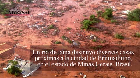 Una represa de la minera Vale se rompe y un río de lodo causa inundaciones en Brasil