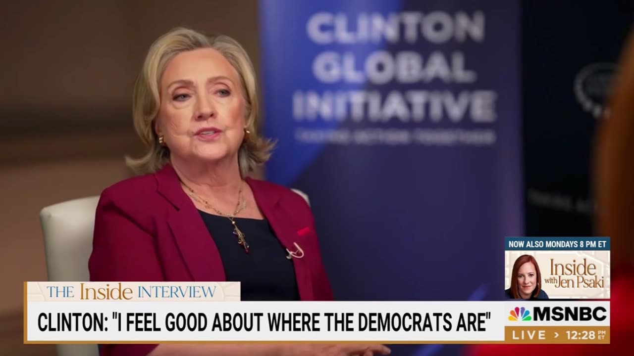 Hillary Clinton: "I am for the Biden-Harris ticket because of what they've accomplished"