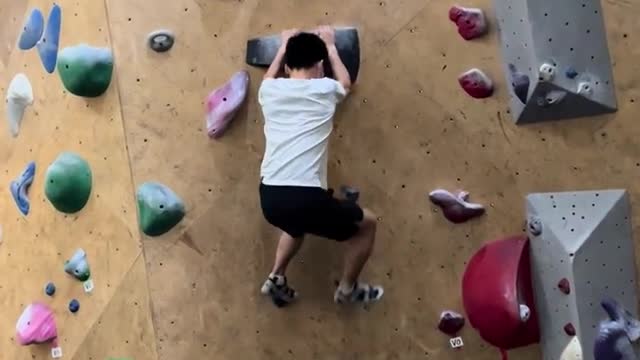 indoor rock climbing